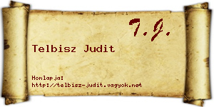 Telbisz Judit névjegykártya